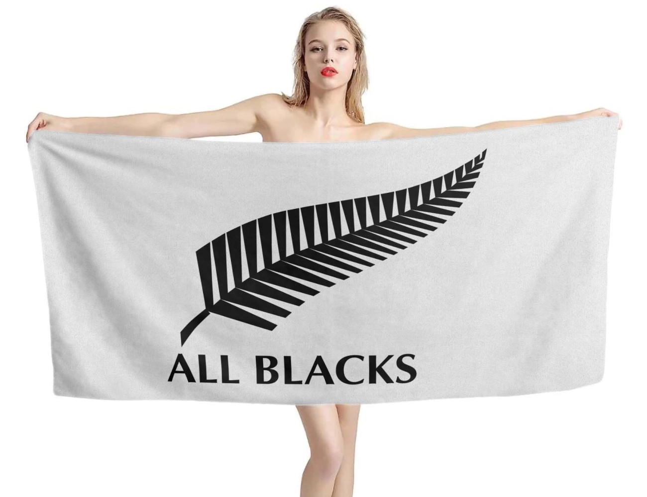 All Blacks Beach Towel, BLACKS01