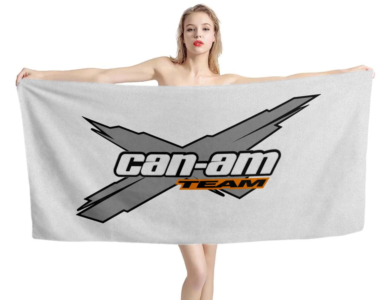 Can-Am Team Beach Towel - Perfect for Off-Road and Beach Enthusiasts