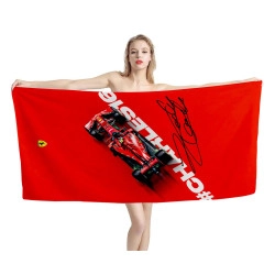 Charles16, Charles Leclerc, Ferrari Beach Towel