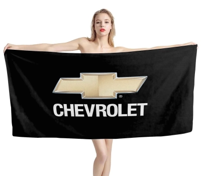 Chevrolet Black Beach Towel
