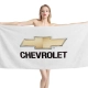 Chevrolet White Beach Towel - Image 1