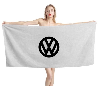 Volkswagen Weiß Strandtuch