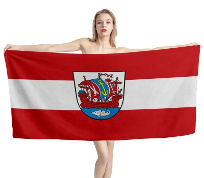 Bremerhaven Flag Beach Towel