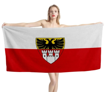Duisburg Flag Beach Towel