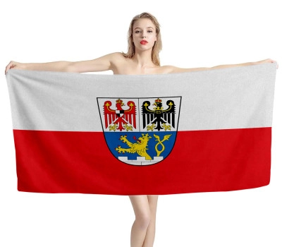 Erlangen Flag Beach Towel