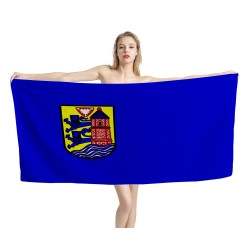 Flensburg Flag Beach Towel