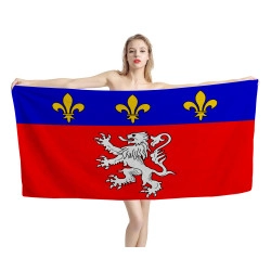 Province du Lyonnais Beach Towel