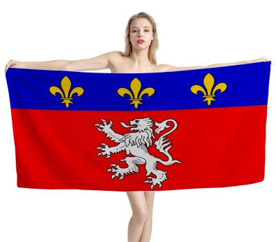 Province du Lyonnais Beach Towel