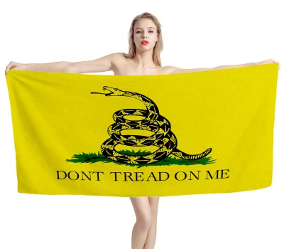 Historical Gadsden Dont Tread on Me Beach Towel