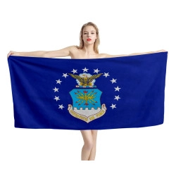 US Air Force Flag Beach Towel