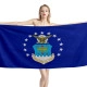 US Air Force Flag Beach Towel - Image 1