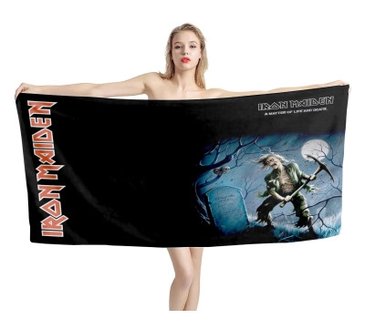 Iron Maiden A Matter of Life And Death Beach Towel
