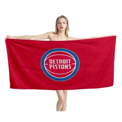 Detroit Pistons Beach Towel