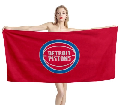 Detroit Pistons Beach Towel