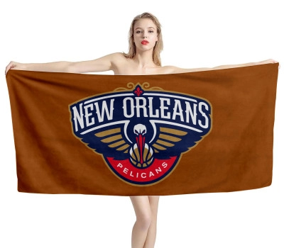 New Orleans Pelicans Beach Towel