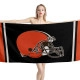 Cleveland Browns Helmet Beach Towel - National Football League - Image 1