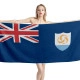Anguilla Flag Beach Towel - Image 1