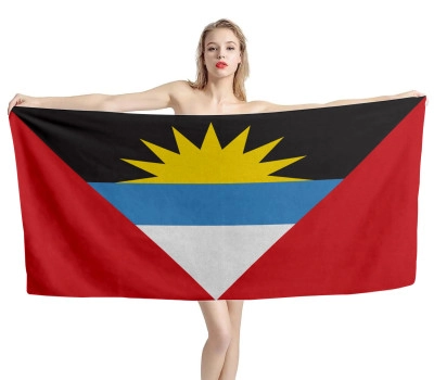 Antigua & Barbuda Flag Beach Towel
