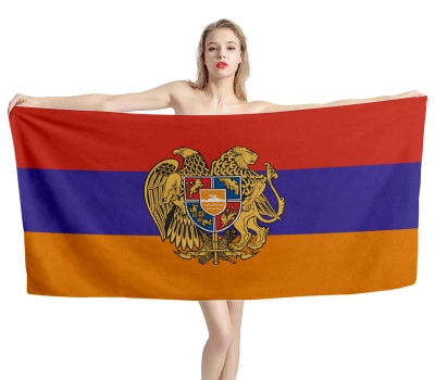 Armenia National Flag Beach Towel