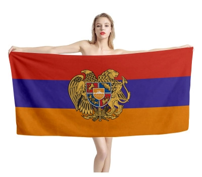 Armenia National Flag Beach Towel