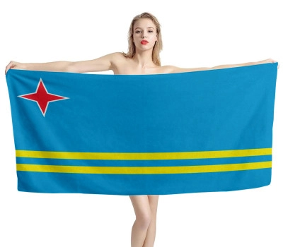 Aruba Flag Beach Towel