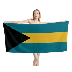 Bahamas Flag Beach Towel