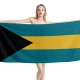 Bahamas Flag Beach Towel - Image 1