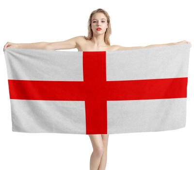 England Flag Beach Towel