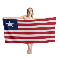 Liberia Flagge Strandtücher