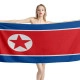 North Korea Flag Beach Towel - Image 1