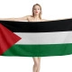 Palestine Flag Beach Towel - Image 1