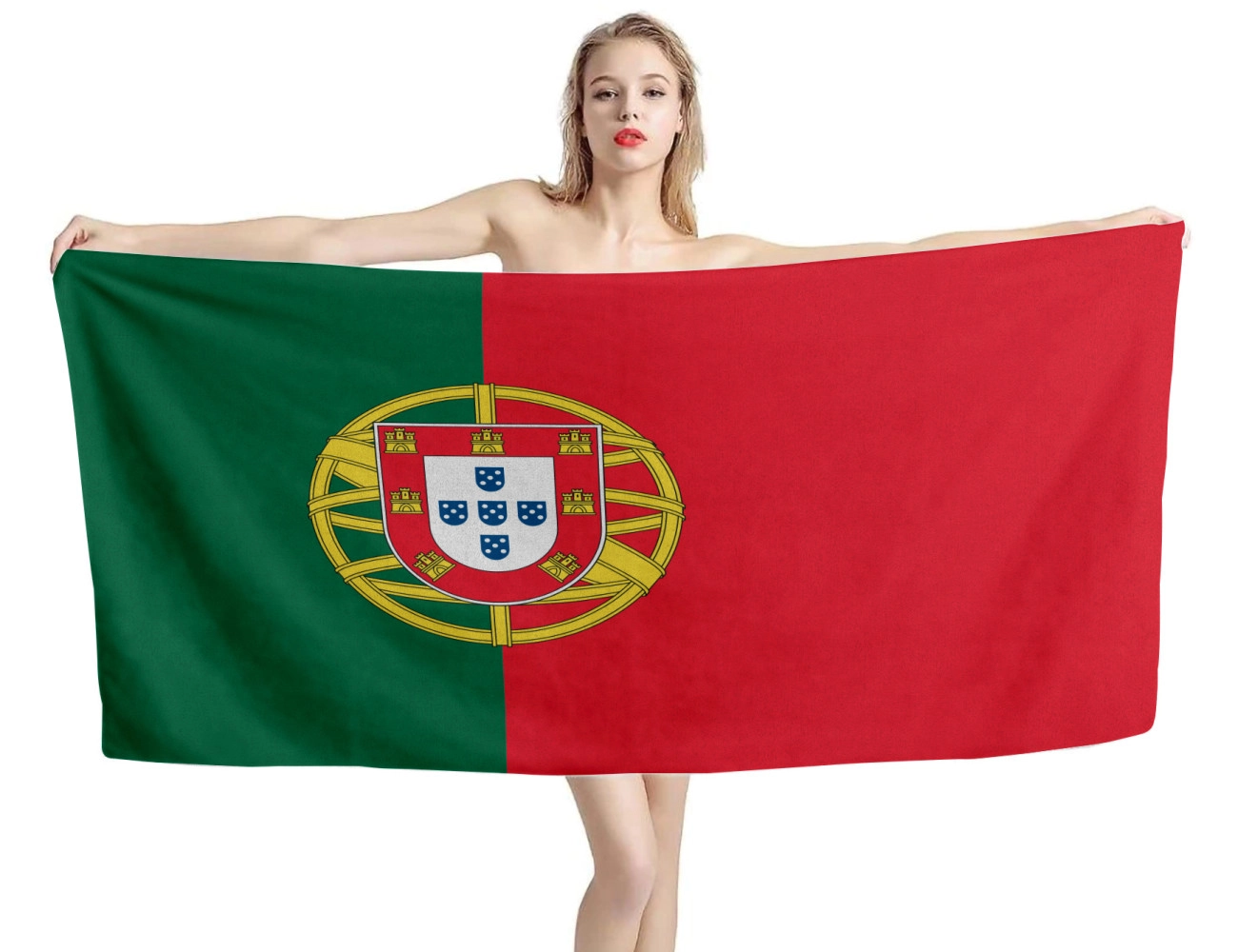 Portugal Flag Beach Towel