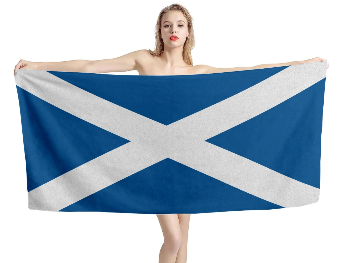 Scotland Flag Beach Towel