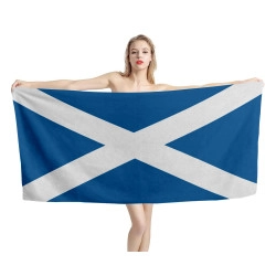 Scotland Flag Beach Towel