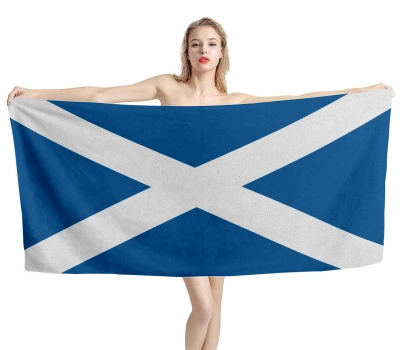 Scotland Flag Beach Towel
