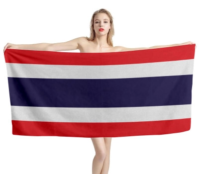 Thailand Flag Beach Towel