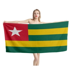 Togo Flag Beach Towel