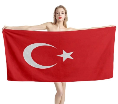 Turkey Flag Beach Towel