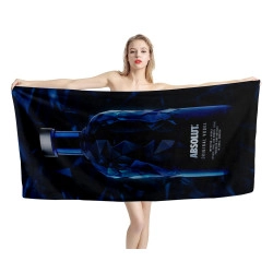 Absolut Vodka Beach Towel