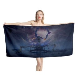 Astel Stars Of Darkness In Elden Ring Beach Towel