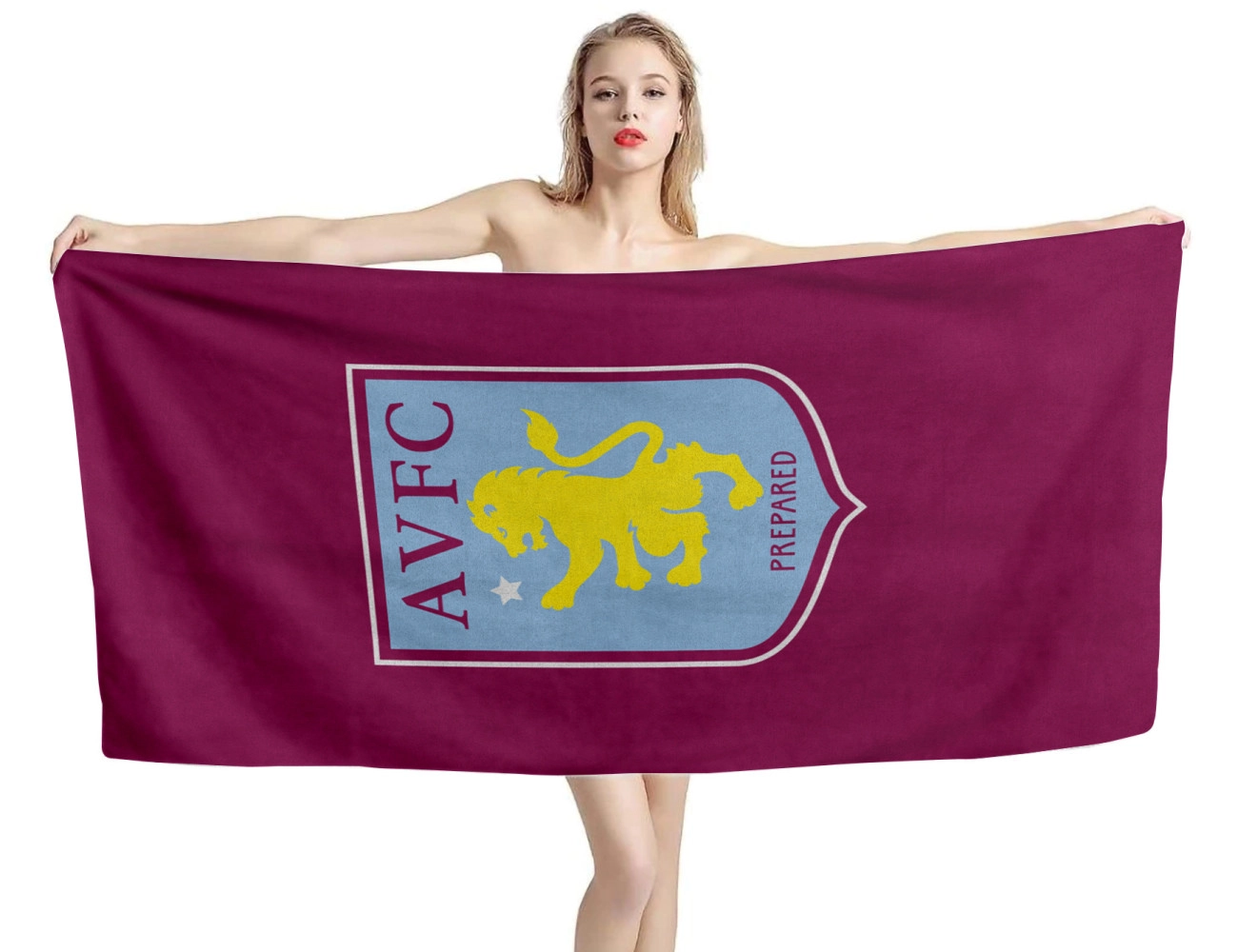 Aston Villa F.C. Beach Towel