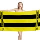 Borussia Dortmund BVB 09 Stripe Beach Towel - Image 1