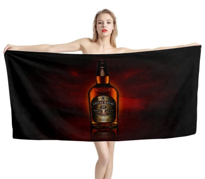Chivas Regal Whisky Beach Towel