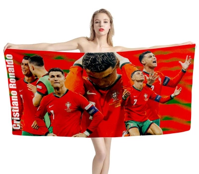Cristiano Ronaldo Finally Time Move From Portugal Team Beach Towel