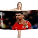 Cristiano Ronaldo Portugal Football Team 2024 Beach Towel - Image 1