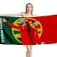 Cristiano Ronaldo Portugal National Football Team Flag Beach Towel - Image 1