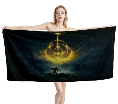 Elden Ring Game Beach Towel