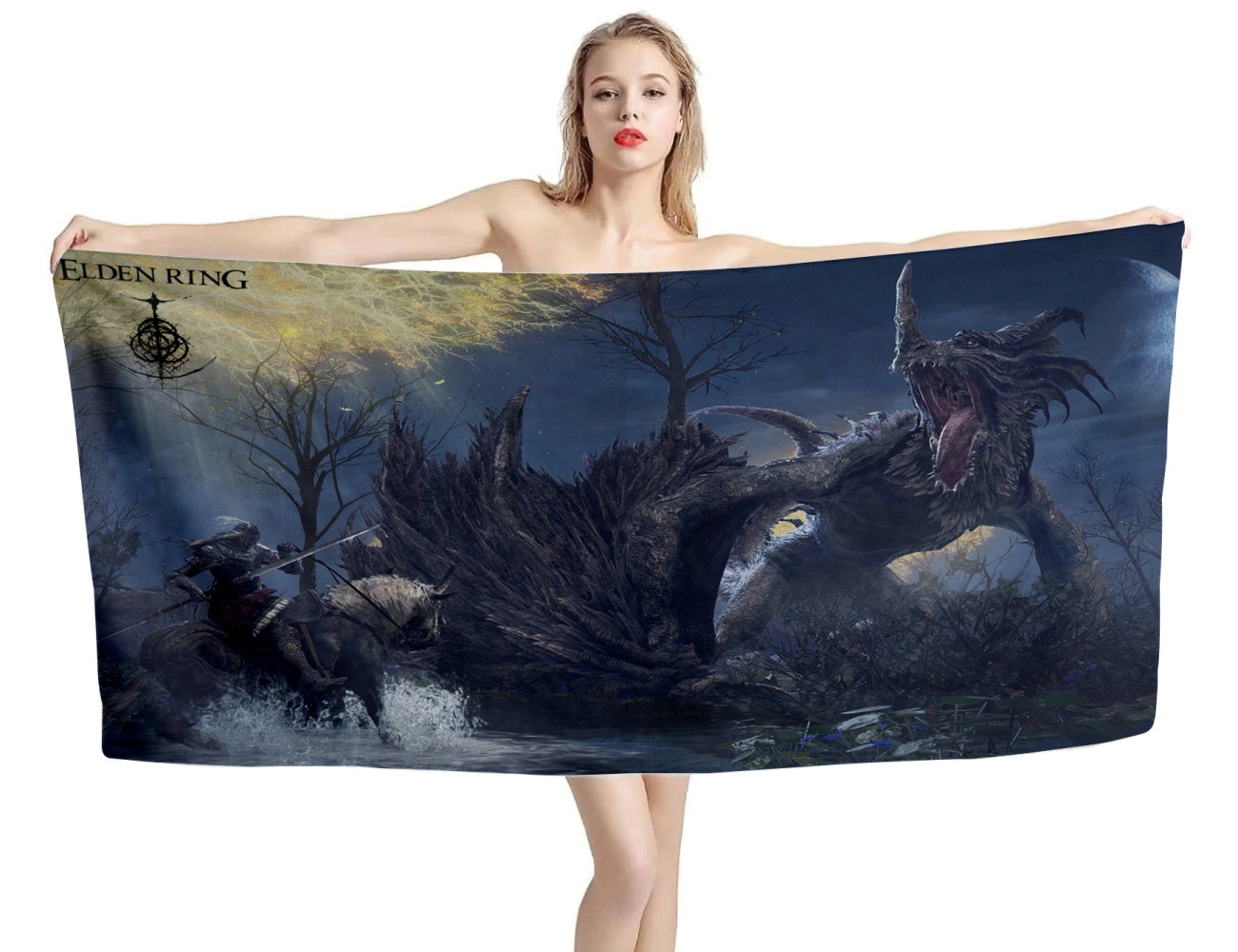 Elden Ring Game Beach Towel Model 327, GAME--5