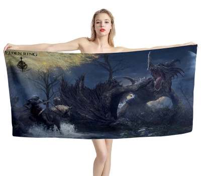 Elden Ring Game Beach Towel Model 327