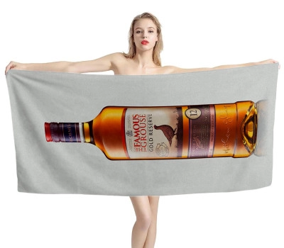 Famous Grouse Whisky Beach Towel